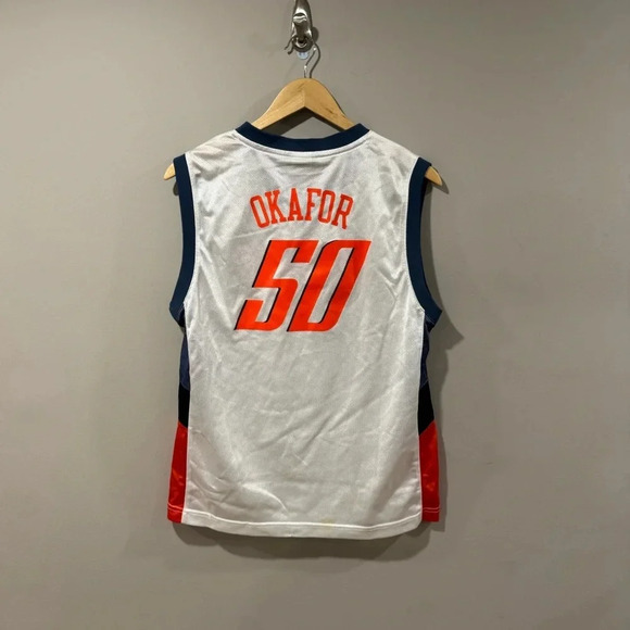 RARE🔥 Champion Vintage Emeka Okafor Charlotte Bobcats NBA Basketball Jersey - Picture 2 of 7